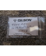 NEW LOT of 8 GILSON Sigma Headless Nut 1/4&quot; pipettes #- 49041021 - $40.46