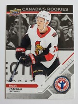 2019 Brady Tkachuk Canada&#39;s Rookies CAN-5 Nhl Upper Deck Hockey Card Day Ud - £4.67 GBP