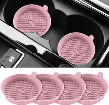 [4 Pack] Silicone Car Cup Coasters/Cup Mats - £18.78 GBP