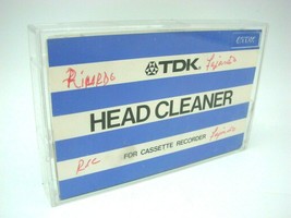 Vintage VTG TDK HC-1 Head Cleaner For Cassette Recorder Works perfectly ... - $9.89