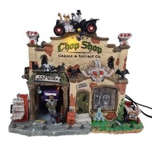  Lemax Spooky Town The Chop Shop Garage &amp; Salvage Co 2012 RARE 25323 Retired - £35.38 GBP