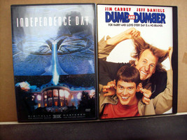 Independence day &amp; Dumb and Dumber DVDs 2 Movies - £13.70 GBP