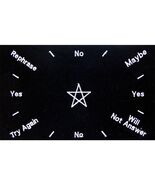 Small Embroidered Pentacle Pendulum Mat! - $162.73 MXN