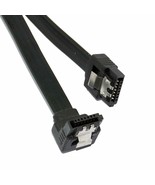 SATA Cable SATA III 6.0 GBP/s Data Cable Black New With Latch SSD HDD 90... - £3.58 GBP
