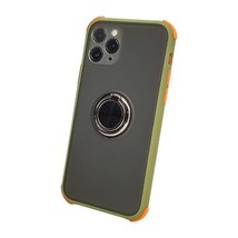Matte Color Magnetic 360° Ring Stand Case for iPhone 11 Pro Max 6.5&quot; ARMY GREEN - £6.12 GBP