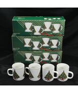 Christmas Treasures Tree Mugs 10 oz  Lot of 12  Xmas - $397.53 MXN