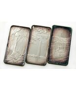 Lote De 3 Barras De Arte De Plata De 1oz De Hamilton Mint 1973 - $631.67