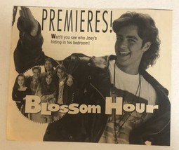 Blossom Hour TV guide Print Ad Joey Lawrence Mayim Bialik Jenna Von Oy Tpa1 - $5.93