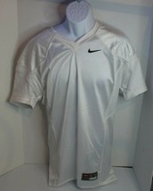 NIKE TEAM OPEN FIELD -SZ:L- FOOTBALL JERSEY SHIRT -NEW AUTHENTIC WHITE M... - $14.85
