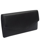 RFID Genuine Leather Women&#39;s Slim Flap Wallet Clutch Organizer Checkbook... - €19,75 EUR