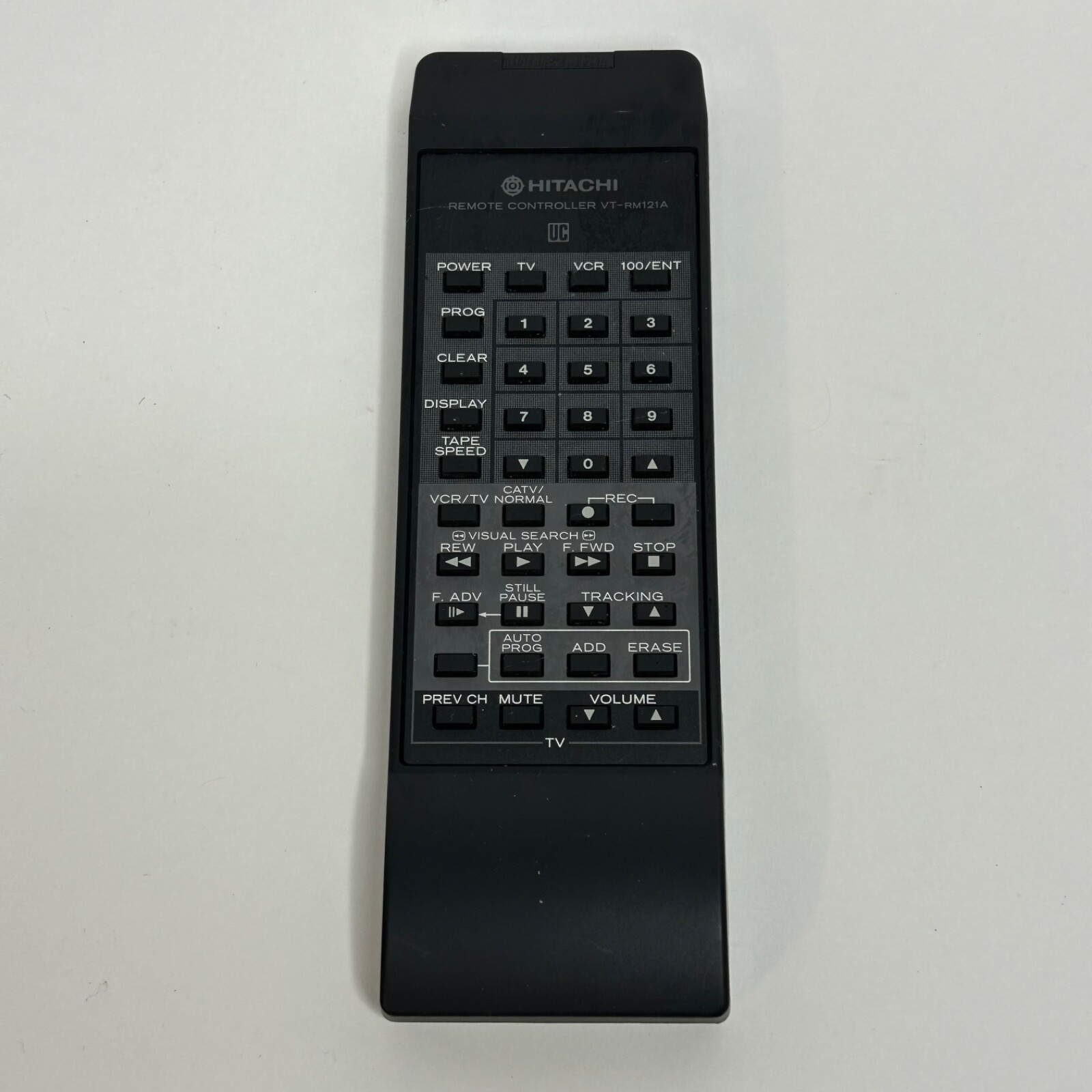 HITACHI VT-RM121A Remote Control VT-M123A VT-M121A VT-M120A Tested OEM - $5.62