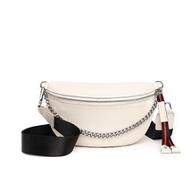 Women Waist Pa Leather Fanny  Belt Bags High Quality  Wild Messenger Fashion Che - £55.62 GBP