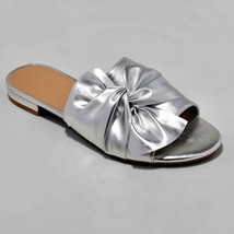 A New Day™ ~ Women’s Size 7.5 ~ Slip-On Sandals ~ Silver ~ &quot;Huntress&quot; Kn... - $30.00