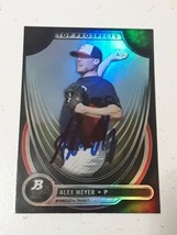 Alex Meyer Minnesota Twins 2013 Bowman Platinum Autograph Card #TP-AM READ DESCR - £3.88 GBP