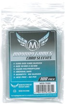 Mayday Games Inc Sleeves: Euro Card Sleeves 59mm x 92mm (100) - $7.61