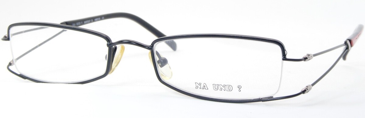 Na und? Design Marion RAM 83F337 S Schwarz/Rot Unique Selten Brille 49-1... - $76.22