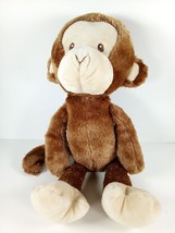 Baby Gund Nicky Noodle Monkey Brown 12&quot; Plush Stuffed Animal - £6.27 GBP