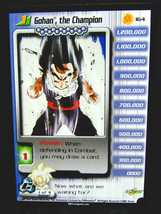 2001 Score Unlimited Dragon Ball Z DBZ CCG TCG Gohan , the Champion #164 - £8.92 GBP