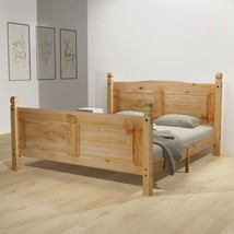 Modern Wooden Solid Wood Pine 160x200 cm Queen Size Bed Frame Base Frames  - £276.23 GBP