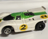 Vintage Aurora AFX Porsche 917 #2 White Green Slot Car Body and Chassis  - £31.71 GBP