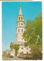 St Michaels Church Charleston SC Vintage Postcard Unused - £4.53 GBP