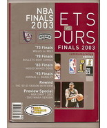2003 NBA finals Program Spurs Nets - £34.23 GBP
