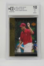 2001 Upper Deck Tiger&#39;s Tales #TT8 Tiger Woods Rookie Bccg 10 Mint Or Better - £77.21 GBP