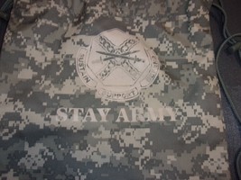 DISCONTINUED US ARMY MINI BACKPACK ACU DIGITAL DESIGN 43RD TRANSPORTATIO... - $22.94