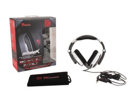 Thermaltake - HT-SHK002ECWH - SHOCK Gaming Headset Shining - White - $44.95