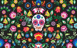 New Sugar Skulls Design Checkbook Cover Mexican Calavera - £7.86 GBP