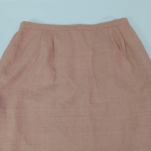 Kasper Women's Coral Rear Zipper & Slit Pull-On Skirt Size 14P Waist 32" image 7