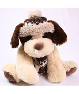 HUGFUN St. Jude Winter Puppy Dog 12&quot; Inch Plush Toy Stuffed Animal Hat A... - $9.66