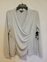 MSRP $79 Alfani Womens Top Gray Size M - £14.22 GBP