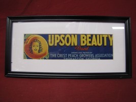 Vintage 1940’s Framed Fruit Crate Label - £19.10 GBP