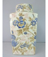Decorative Chinese Porcelain Floral Temple Jar Urn Vase E135 - €51,34 EUR