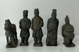 Chinese Terracotta Soldiers | Vintage | Set - £38.72 GBP