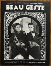 *BEAU GESTE (1927) Academy of Motion Picture Arts &amp; Sciences Illustrated... - £15.71 GBP