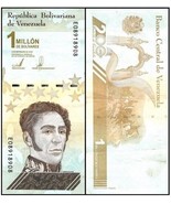 Venezuela 1 Million Bolivar Soberano, 2020, Circulated X 10 Notes - $14.95