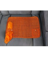 MCM Woven Placemats Set of 5 Silverware &amp; Napkin Holder Pockets Handmade... - $54.92 CAD