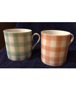Vintage Embassy Fine China Cups Pink &amp; Blue - $9.99