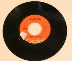 Gene Watson 45 Old Man &amp; His Horn – Just At Dawn Capitol Records - £6.30 GBP