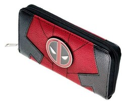 Metal Badge Zip Around Hand Purse Clutch Wallet L88 - $27.67