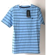 1 Ct Nautica Little Boys Medium Size 5 Short Sleeved Shirt 431 Light Blu... - £16.48 GBP