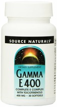 Source Naturals Gamma E 400 Complex, 30 Softgels - $20.44