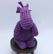 Jellycat Plush Horse Purple Corduroy Ribbon Mane Stuffed Animal Toy 12&quot; - £17.40 GBP