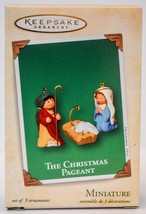 Hallmark - The Christmas Pagent - 2003 Miniatures - Set of 3 - Keepsake Ornament - £17.80 GBP