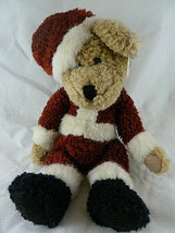 BOYDS COLLECTABLE BEAR 11&quot; RETIRED SANTA CHRISTMAS NIKALAS weighted - £8.57 GBP