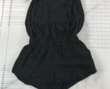 Talula Romper Womens Extra Small Black Pockets Elastic Waist Strapless - $22.76