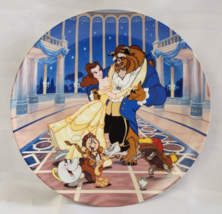 BEAUTY AND THE BEAST LOVES FIRST DANCE WALT DISNEY PLATE KNOWLES LIMITED... - £21.23 GBP