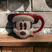 Disney Parks Holiday Santa Mickey Mouse Christmas 14 oz Coffee Cup Mug NWT - £17.33 GBP